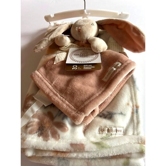 Baby Collection Bébé 2-Piece Gift Set Swaddle Bag & Bunny Security Blanket 0-3M - Picture 9 of 14